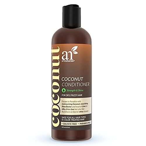 artnaturals Coconut-Lime Daily Conditionerâ€“ 16 Fl Oz - Professional Deep Hydrating Moisturizing For Curly Fine Oily Dry Damaged and Color Treated Hair â€“ Natural, Sulfate Free and Vegan