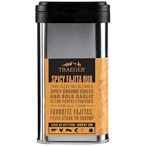 Traeger Grills SPC217 Spicy Fajita Rub with Paprika, Garlic, & Chili Pepper