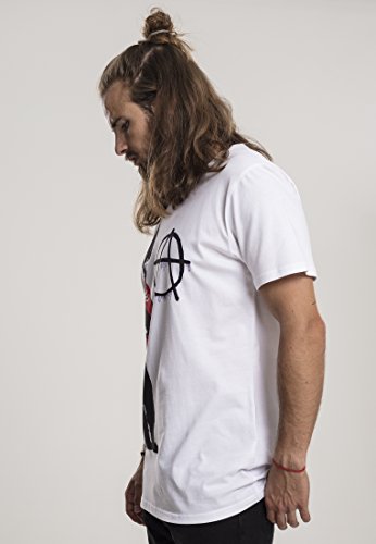 Merchcode Men's Banksy Anarchy Tee T-Shirt, White, XS - Image 3
