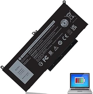 VKMAPIP F3YGT DM3WC Battery for Dell Latitude 7480 7390 7280 7290 7380 7490 E7280 E7480 E7490 12 7000 13 7000 14 7000 Series P73G P73G002 P29S002 ODM3WC DM6WC 2X39G KG7VF 451-BBYE 453-BBCF f3ygt