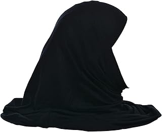 Le Voile 4022456 Soft and smooth Syrian Cap 2 Pieces For Women - Black