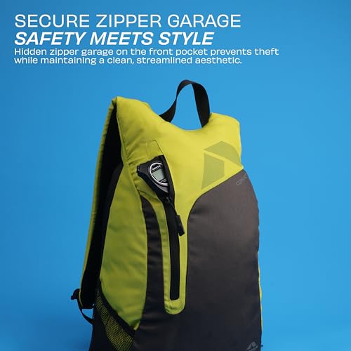 Image of Nivia Conviction 2.0 Sports Backpack For Men And Women, 25L Lightweight Gym And Training Bag With 15-Inch Laptop Compartment, Padded Straps, Quick Access Pocket, Side Bottle Holder (Black /Yellow)