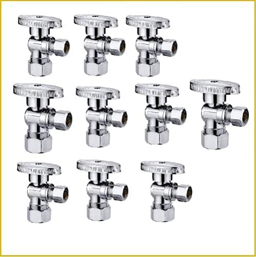 EZ-FLUID Heavy Duty Angle Stop Valve 1/2in Copper