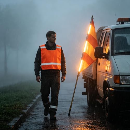 Amortiguador de cuerda de cabrestante con tiras reflectantes para rescate 3