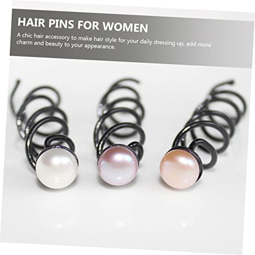 100 pasadores en espiral para moños y horquillas de cabello de mujer 7