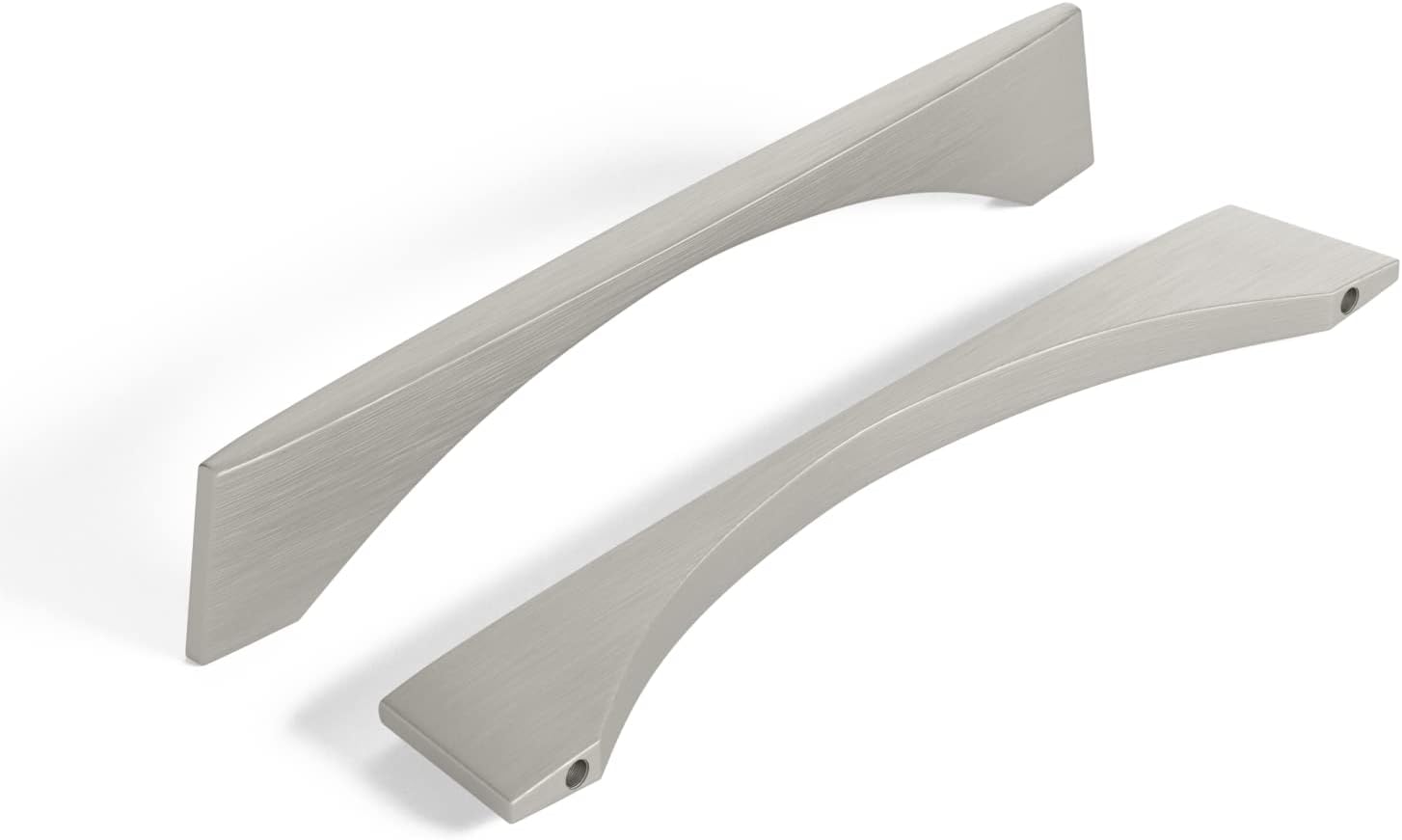 homdiy 10 Pack Kitchen Pulls Brushed Nickel Bar Drawer Pulls