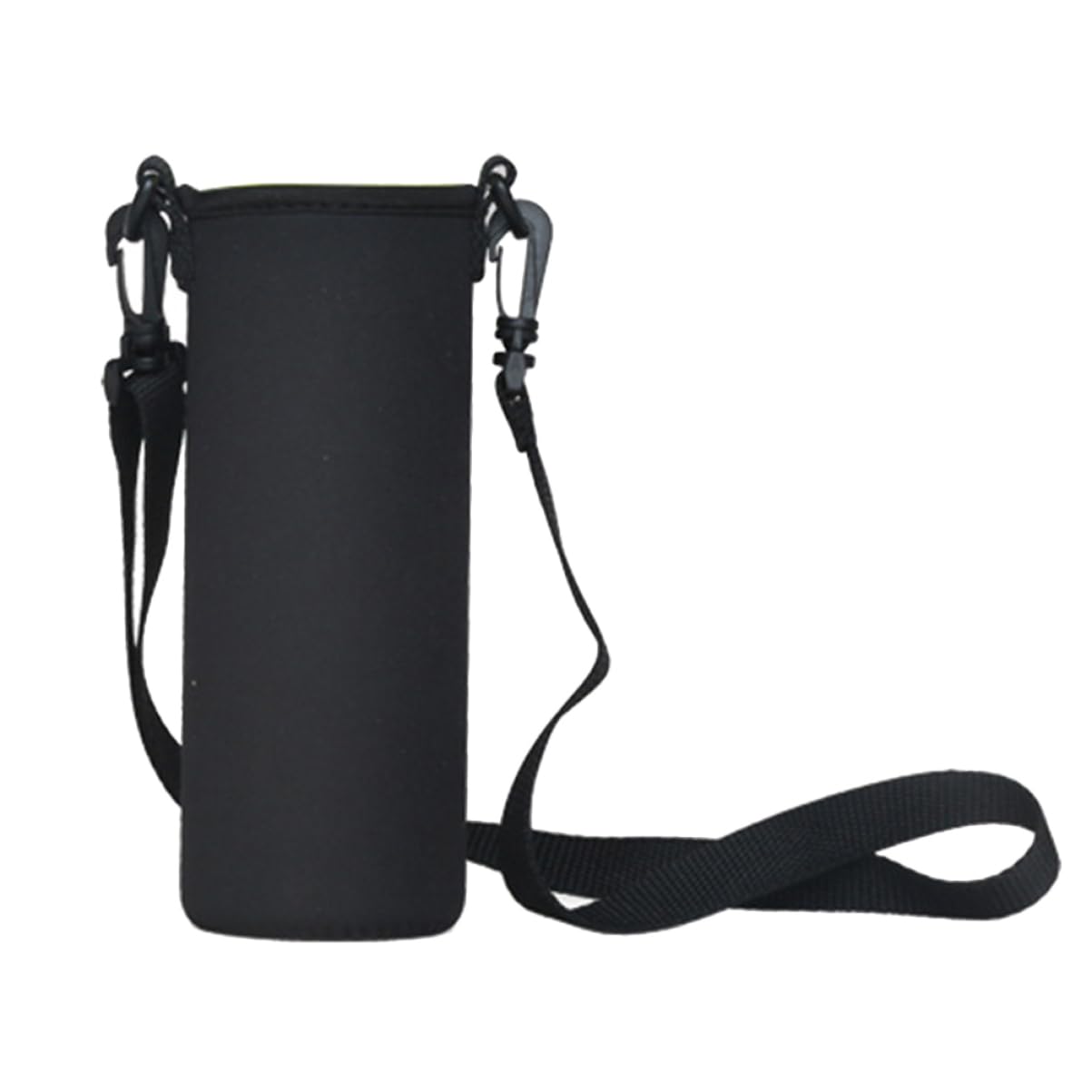 YARNOW Portabicchieri Posteriore Custodia Borraccia Idro Chiaro Aria Coperchio Potabile Termico Riempibile Sacchetto della Tazza Copri Bottiglia d'Acqua Black