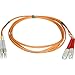 Tripp Lite Duplex Multimode 50/125 Fiber Patch Cable (LC/SC), 2M (6-ft.)(N516-02M)