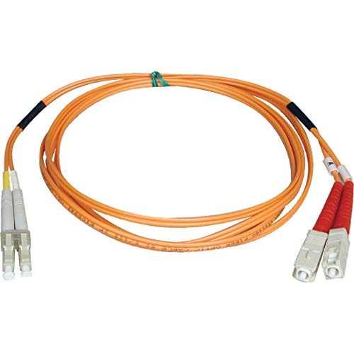 Cable de fibra óptica multimodo duplex negro de 2 metros para latiguillo de interconexión de red