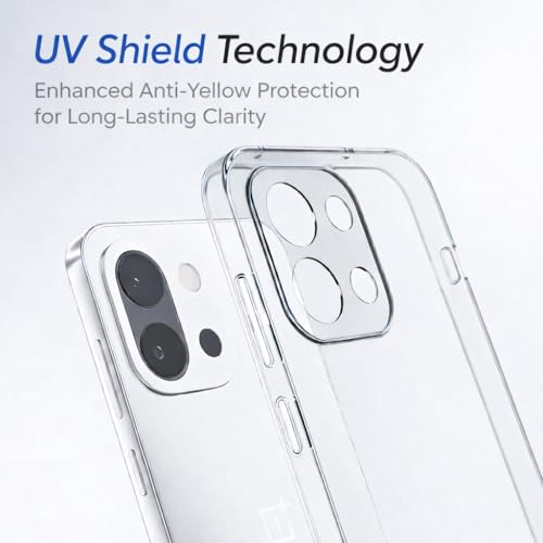 Image of Sleek Hybrid Clear Back Cover for OnePlus 15 5G | Impact-Resistant Protection | Hard Transparent Case for OnePlus 15 5G