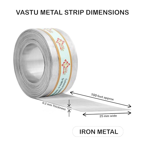 Image of Iron Strip | 1 INCH | Pack of 1 | Remedy for Vastu Strip | Width-25mm, Thickness-0.2mm, Length-100 Feet Approx.