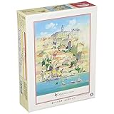 エンスカイ 500ピース ジグソーパズル 魔女の宅急便 海に浮かぶ町 (38x53cm) 500-267