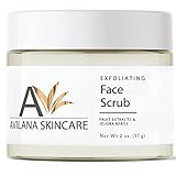 Avilana Exfoliating Face Scrub with Fruit Extract And Jojoba Beads, Brightening Face And Body Scrub