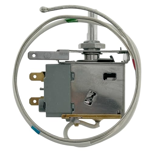 WPF28E-EX / 17431000001341, WPFE28L-L Temperature Control Thermostat Compatible with Midea, Arctic King, Insignia, Vissani Chest Freezer