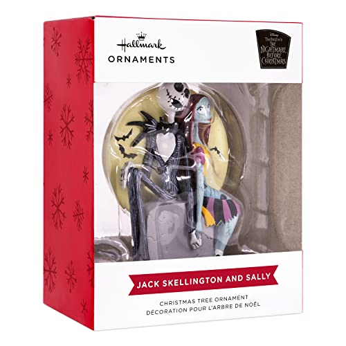 Hallmark Disney Tim Burton's The Nightmare Before Christmas Jack And Sally On Tombstone Christmas Ornament (0003Hcm0845) #TOP2