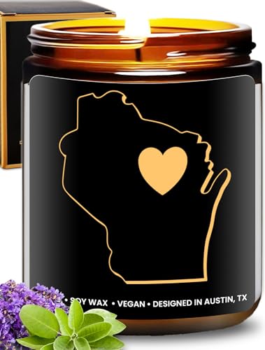 Wisconsin Candle, Thoughtful Wisconsin Themed Souvenirs & Gifts for Men