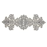 Hand Made Beaded Table Runner 13x36 Inch in Light Colors Combo, Produced by Skilled Village Artisans