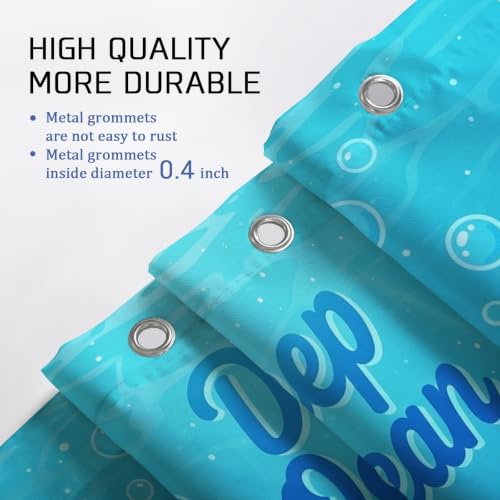 Rideau de douche en polyester de qualité supérieure 183 x 243 cm - 8