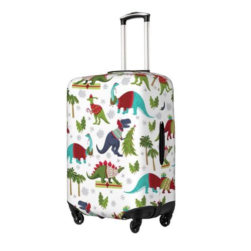 Colorful Dinosaurs Print Luggage Suitcase Cover Protector Luggage Washable Covers With Concealed Zipper2