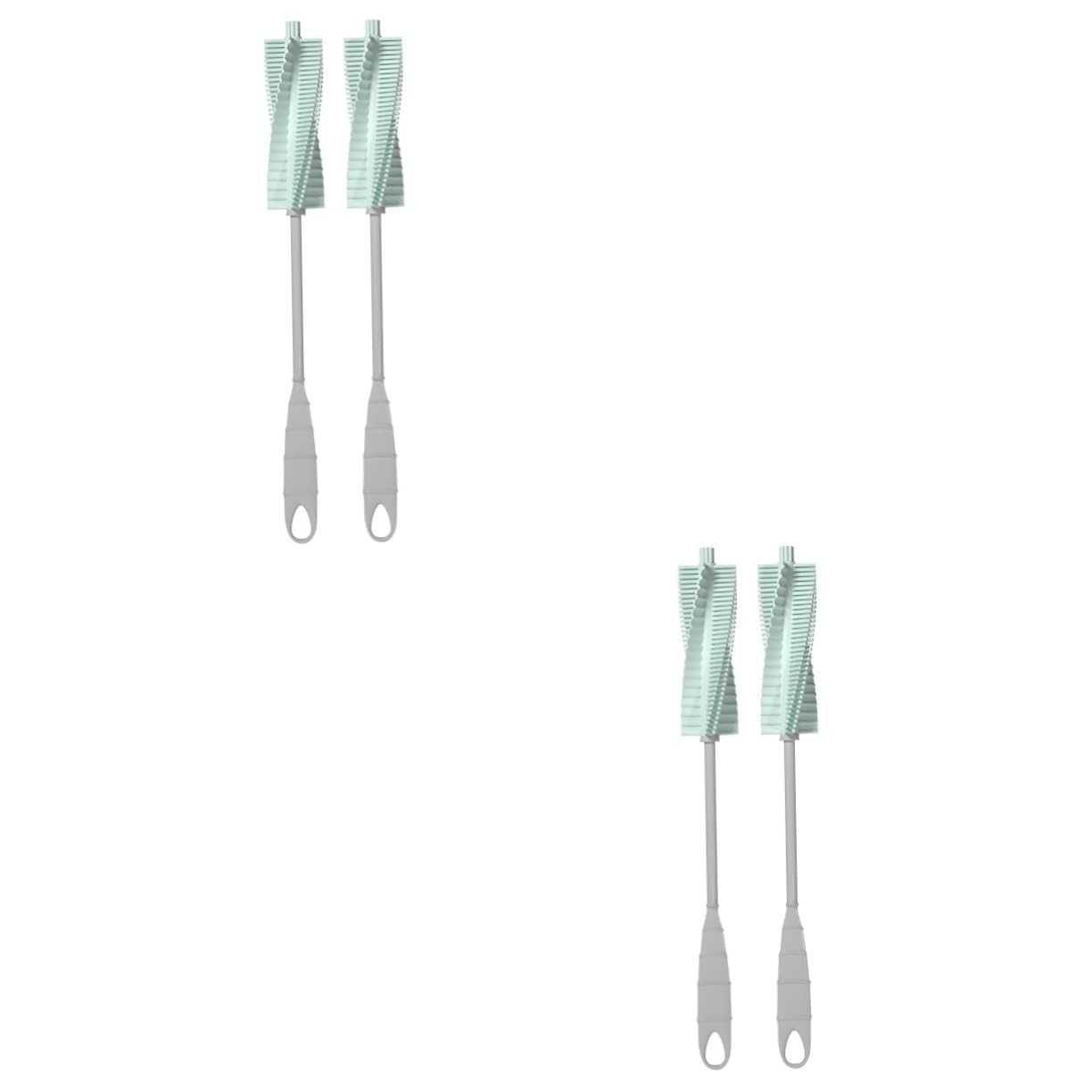 Nettoyeur de biberon rotatif à 360 degrés avec brosses éponges interchangeables
