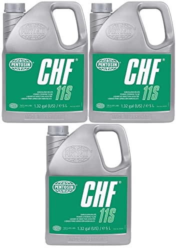 Pentosin CHF 11S - 15 Liters - Full Synthetic Hydraulic System Fluid (3 x 5L)
