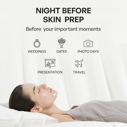 Image of House of B Glow Glutathione 2-Step Face Film Set for Wrinkle Reduction & Skin Tone Enhancement, Shine Your Light with 3 Counts Korean Mask