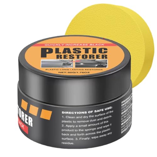 Limpiador de cuero para interior de automóvil - Función de detalles de restauración, protector de superficie externa de 2 pulgadas, componente para el cuidado del tablero resistente a la intemperie, s