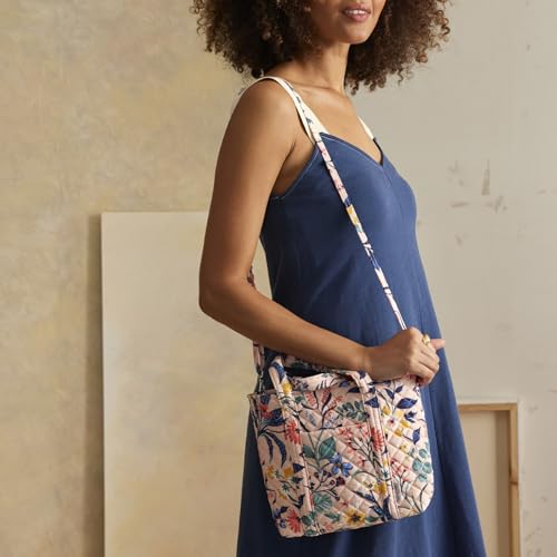 Cotton Mini Vera Tote Bag, Paradise Coral, One Size3