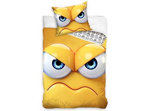 Emoji: Juego de Cama Reversible  Funda nórdica