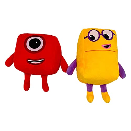 Numberblocks Plush, Cute Numberblocks Animation Plush Doll, Matemática Enlightenment Plushies Matemá