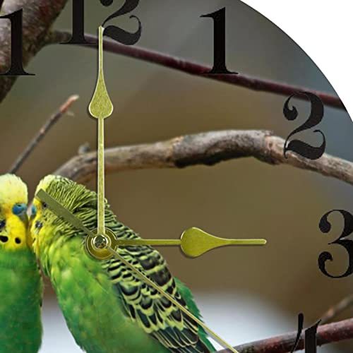 Horloges murales sans tic-tac vertes pour chambre et étude - 3