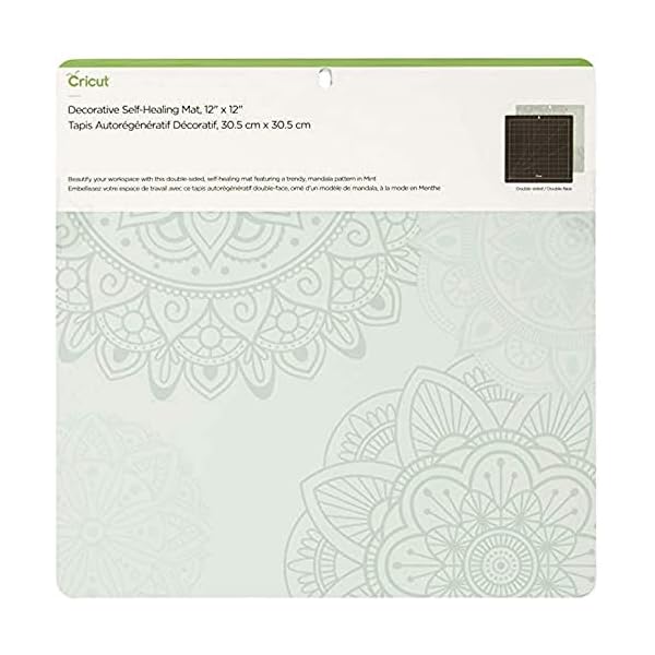 Cricut 2005434, Mint Dekorative selbstheilende Matte, x 12, 12" x 12"