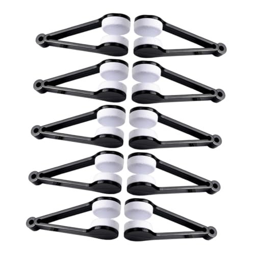 IWOWHERO 10 Piezas Clip para limpieza de gafas limpiador gafas limpiador de gafas limpiador de lentes herramienta de limpieza multifunción anteojos de tela para anteojos