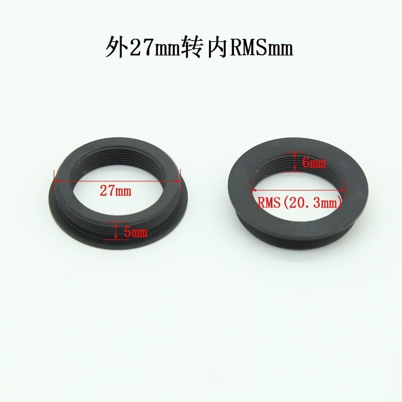 M25 M26 M27 M42 RMS Thread Adapter Nosepiece Microscope Lens Adapter Camera Adapter(27MM to RMS)