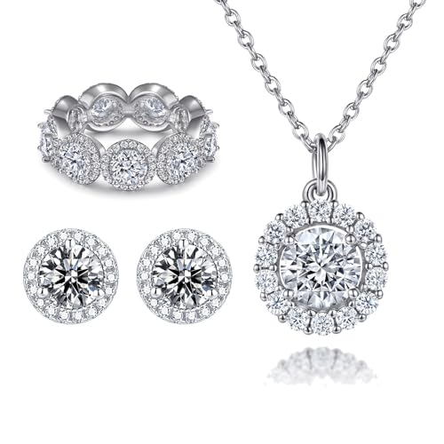 Bague collier boucles d'oreilles or 14 carats parure parfaite sans faute