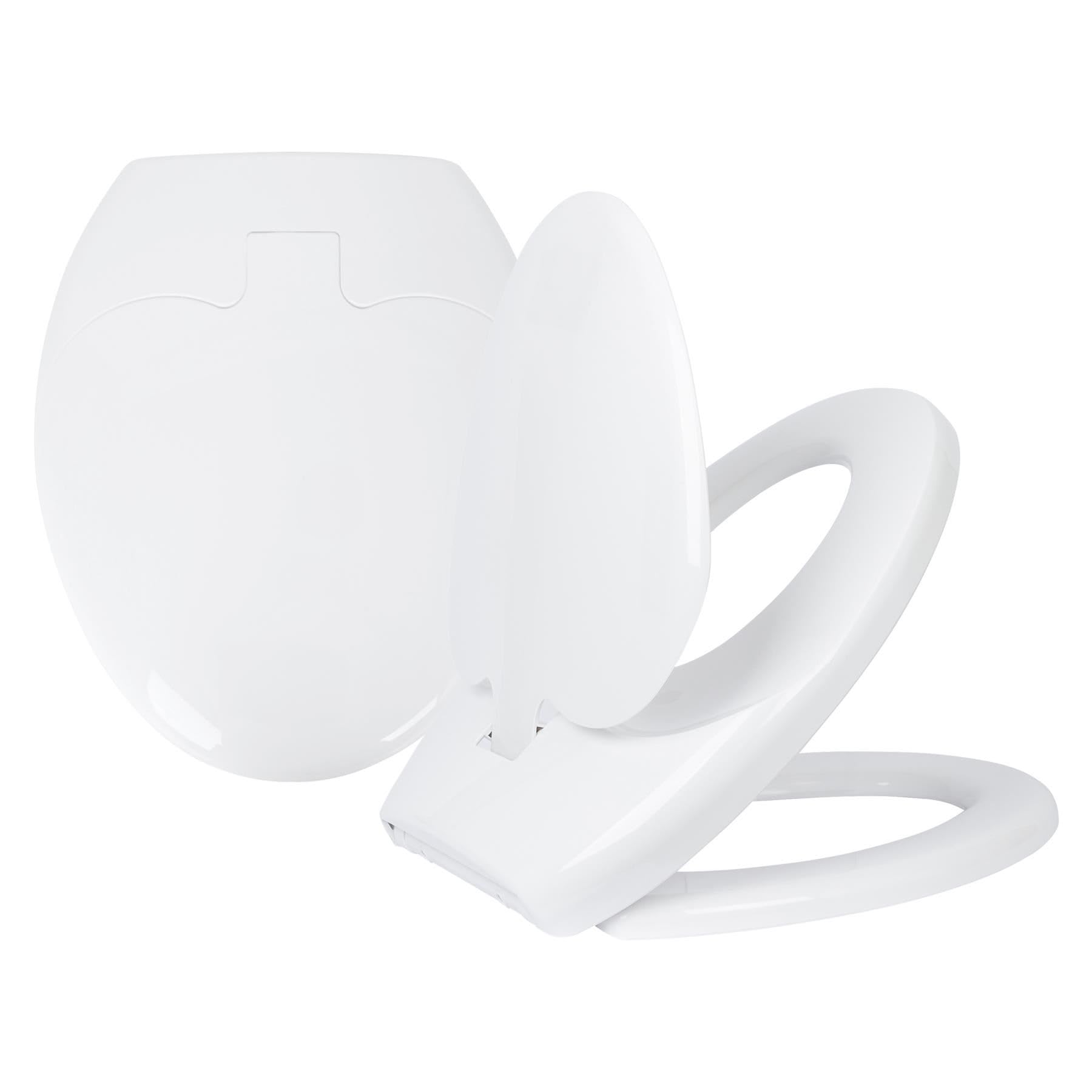 Harbour Housewares White Family Toilet Seat Soft Close Lid Pack Of 2