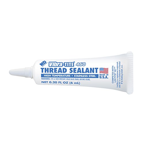 Image of Vibra-TITE 460 White General Purpose Stainless Steel Anaerobic Thread Pipe Sealant, 6ml Tube