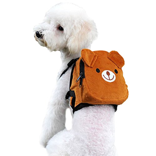 UEETEK Mochilas para Perros Alforja Arnés Bolsa para El Entrenamiento De Viajes Aire