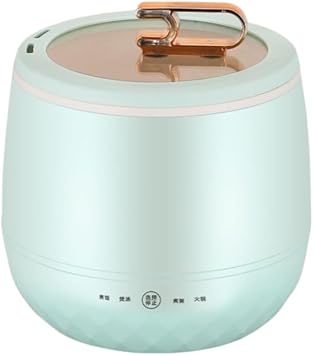 Multi-functional Small Mini 3.6 gal 1.6 L, Perfect for Living Alone, Porridge Cooking Mode, Heat Reservation Function, Time-saving Cooking, Easy Cooking, Easy to Carry, Portable, Stylish