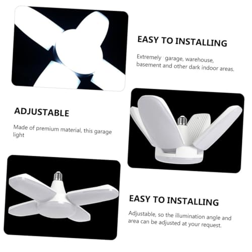 Lampe de garage LED pliable E27 60W 6500K Gatuida x2 - 3