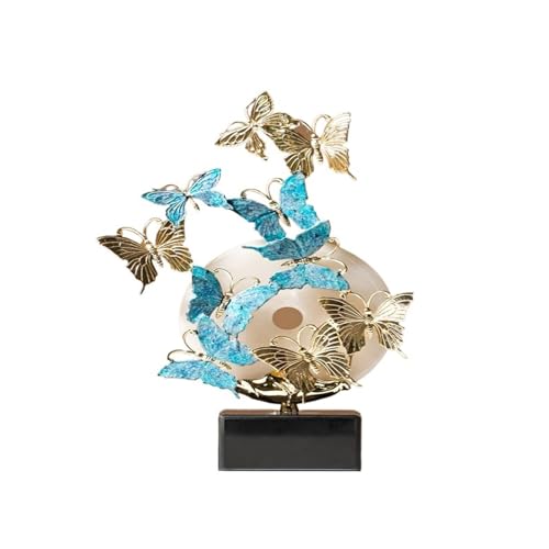 Sculptures papillon haut de gamme ZXQUEGF, objet d'art raffiné pour une décoration prestigieuse
