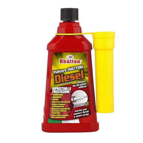 Rhutten, Pulitore Iniettori Diesel, Monodose Superconcentrata, Trattamento Con Cetano, Migliora