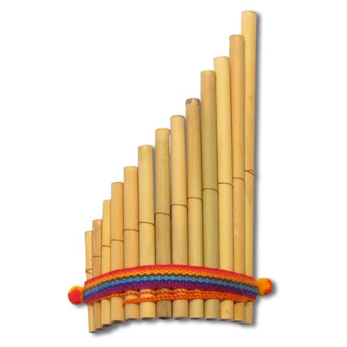 Shamans Market Zampona Pan Pipes Curved - 12"
