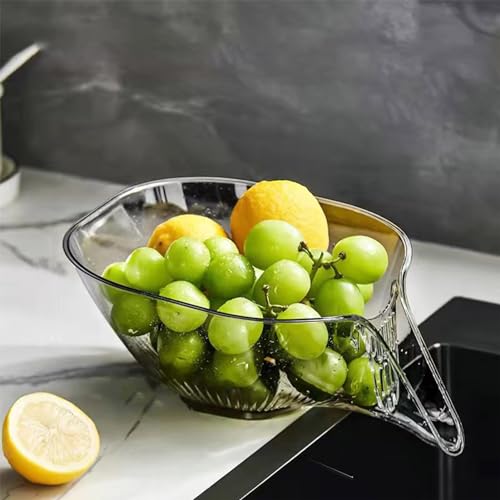 Colador multiusos para cocina color gris miniatura 3