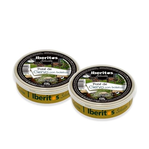 Pack 2 Paté extremeño de Ciervo con Boletus Iberitos