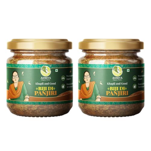 Image of Asmita Organic Farms Panjiri 200g | Postpartum & Postnatal Nutrition | Traditional Immunity Booster for Women, Kids & Adults | Made with 21 Powerful Ingredients | Energy & Recovery Superfood | Pack of 2