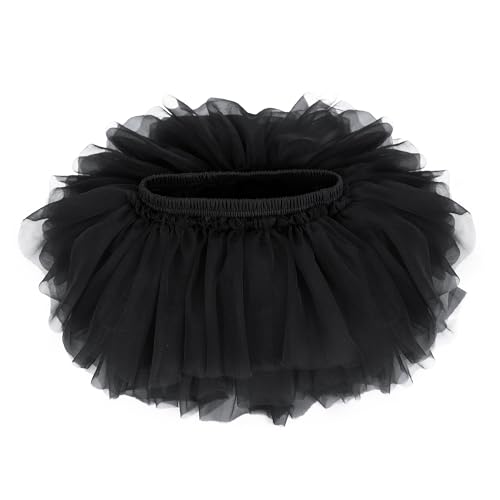 Toddler Baby Girls Soft Tutu Skirt Skort with Diaper Cover for Baby Infant Kids Princess Tutu Skirt 0-4 T
