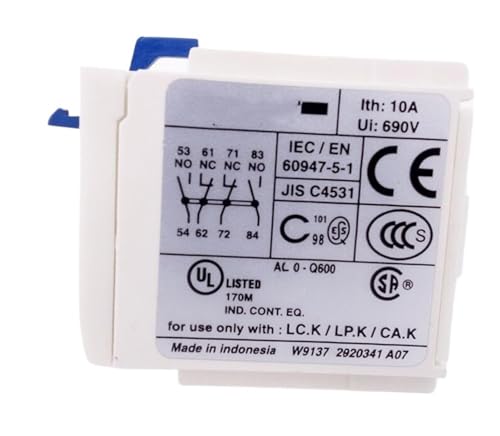 Bloc de contacts LA1KN11 contacteur auxiliaire LC1K 1NO 1NC type K