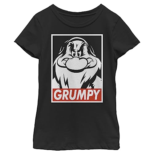 Disney Snow White Grumpy Streetwear Poster Girls Standard T-Shirt