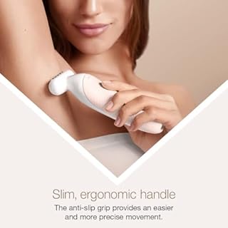 Braun Silk-épil 9 Flex Épilateur Femme Épilateur Électrique Femme Avec Tête Flexible à 360° Pour Épilation Simple, Wet & Dry, Peau Lisse Longue 9-060 3D, Blanc/Rose